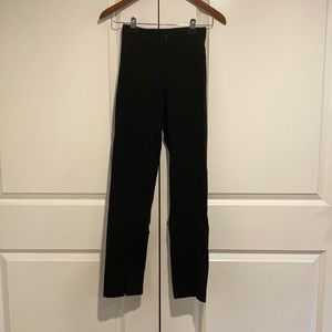 Mesmerize Mariel Style slit bottom black pants